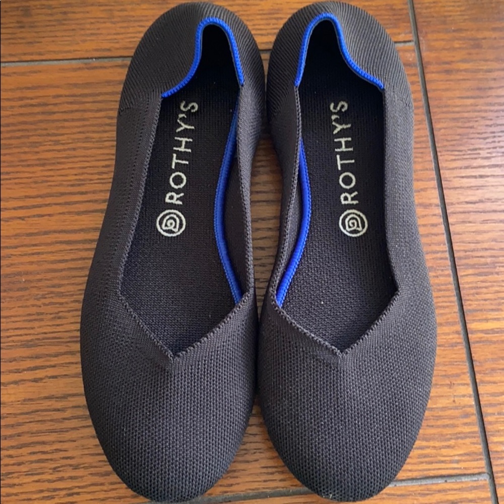 Rothy’s black flats 10.5